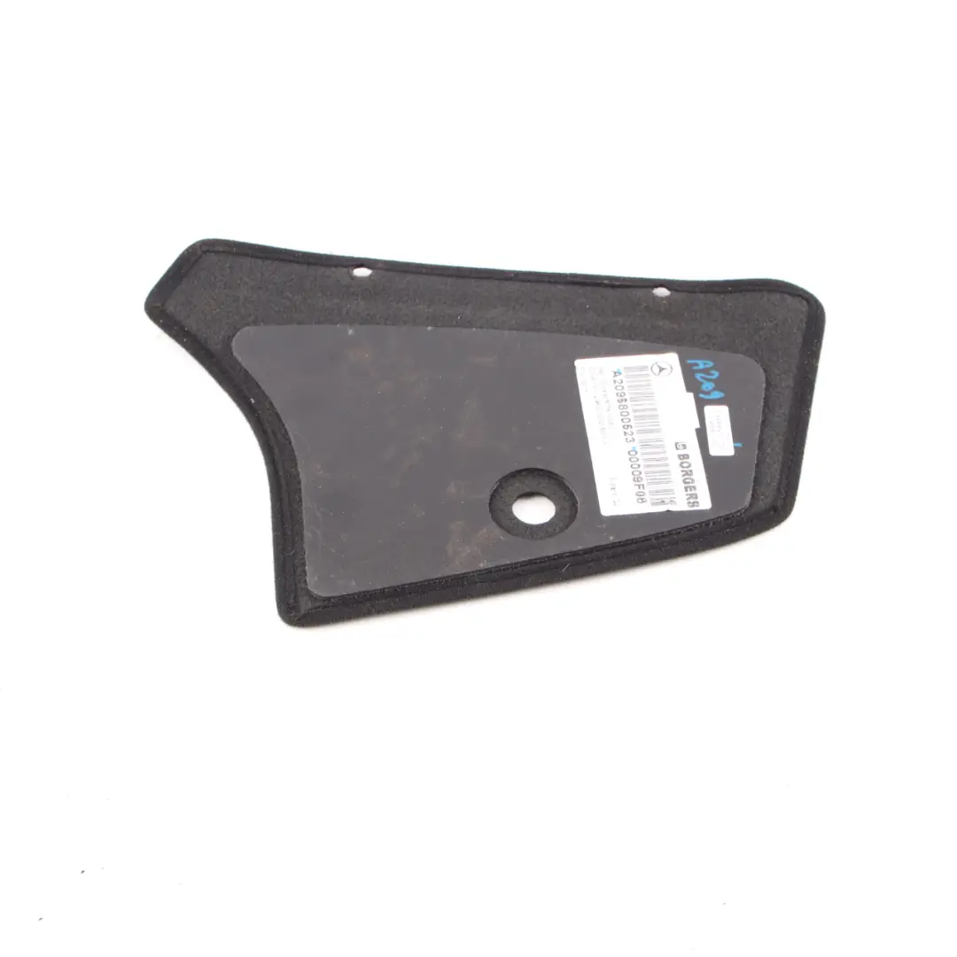 Mercedes W209 Couvercle de volet de coffre arrière de cabriolet Noir - SKU A2096800523 - Numéro de pièce A2096800523