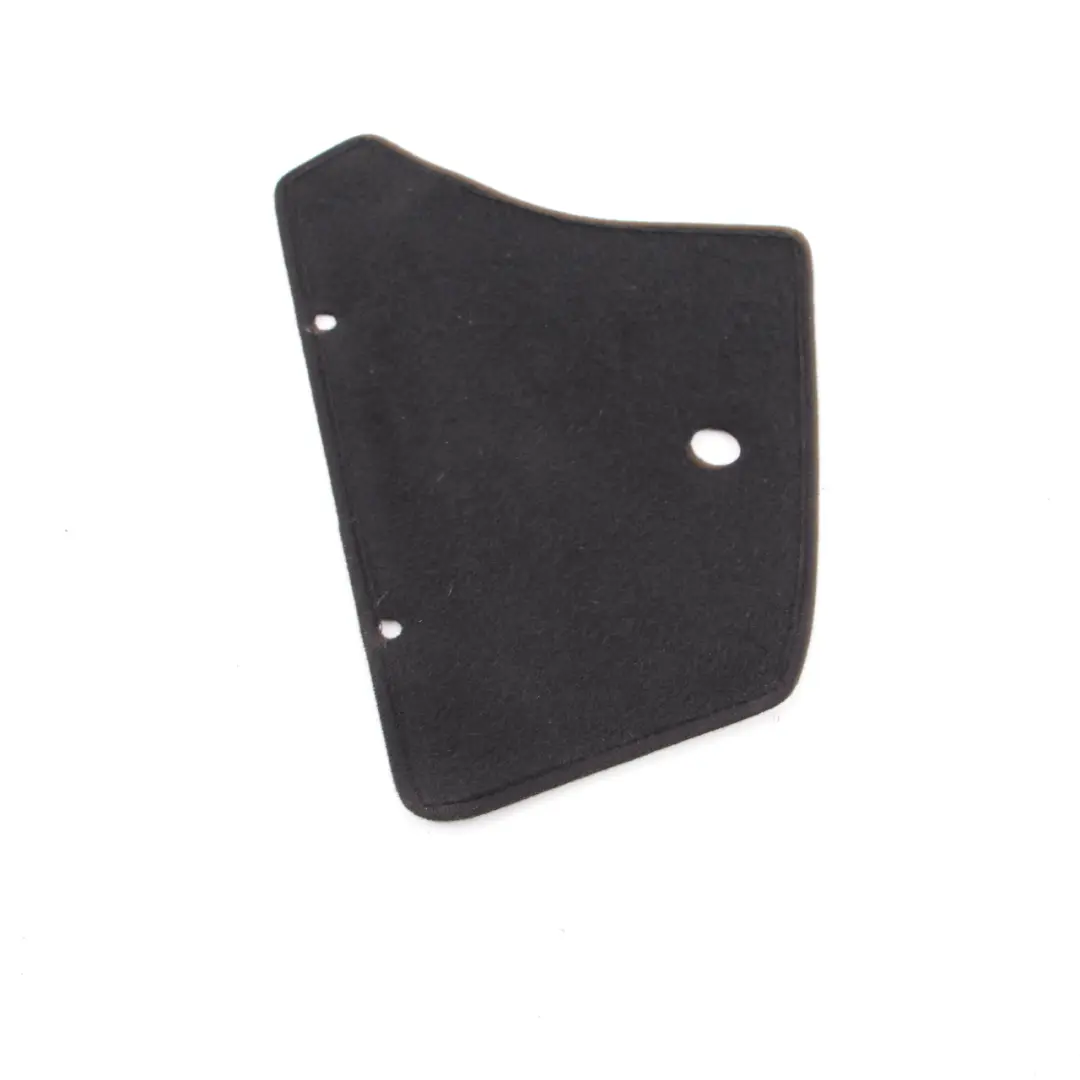 Trasero Trunk Lid Floor Flap Cover Negro para Mercedes W209 Convertible con número de pieza A2096800523 Mercedes W209 Convertible Trasero Trunk Lid Floor Flap Cover Negro - SKU A2096800523 - Número de pieza A2096800523