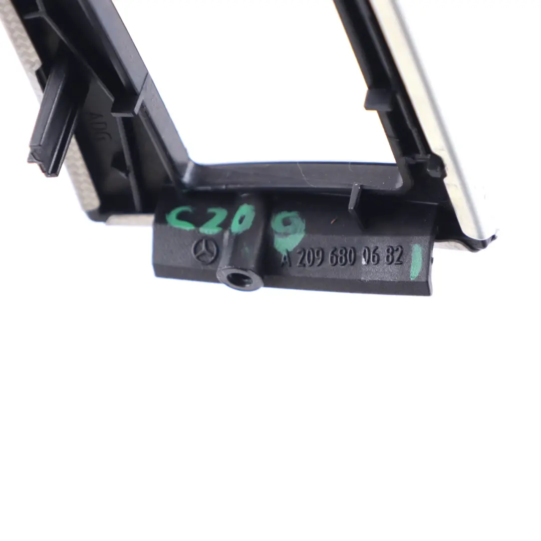 Mercedes CLK C209 Centre Console Hazard Switch Trim Frame Cover Alu - SKU A2096800682 - Part number A2096800682
