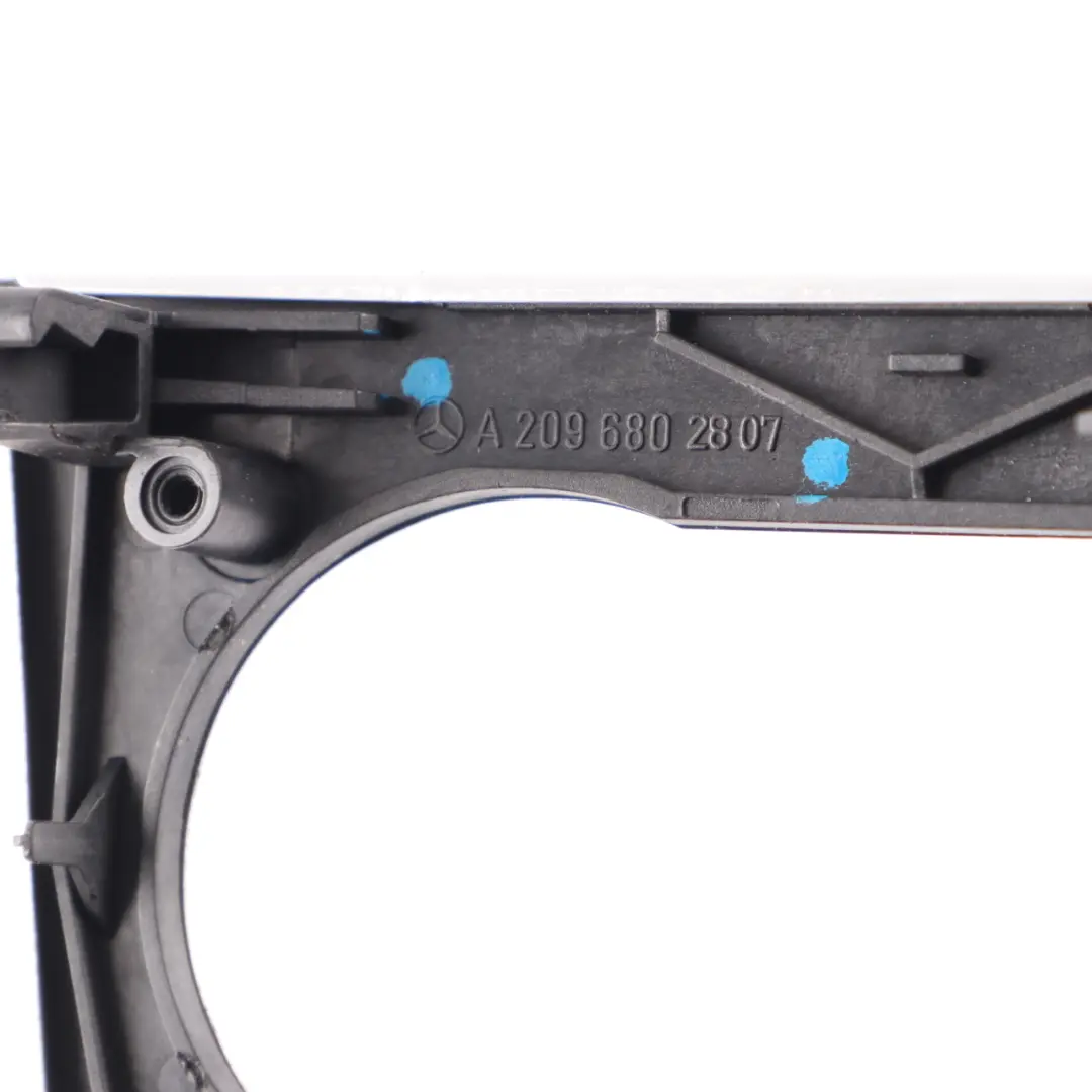 Mercedes W203 Cubierta Climatizador Panel Salpicadero Aluminio A2036803982 - SKU A2096802807 - Número de pieza A2096802807