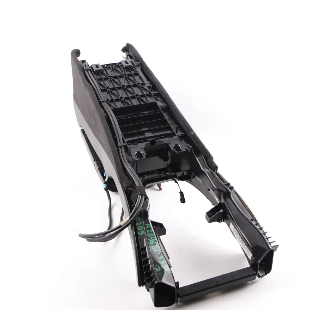 Mercedes CLK W209 Console centrale bracciolo portaoggetti nero - SKU A2096803350 - Numero di parte A2096803350