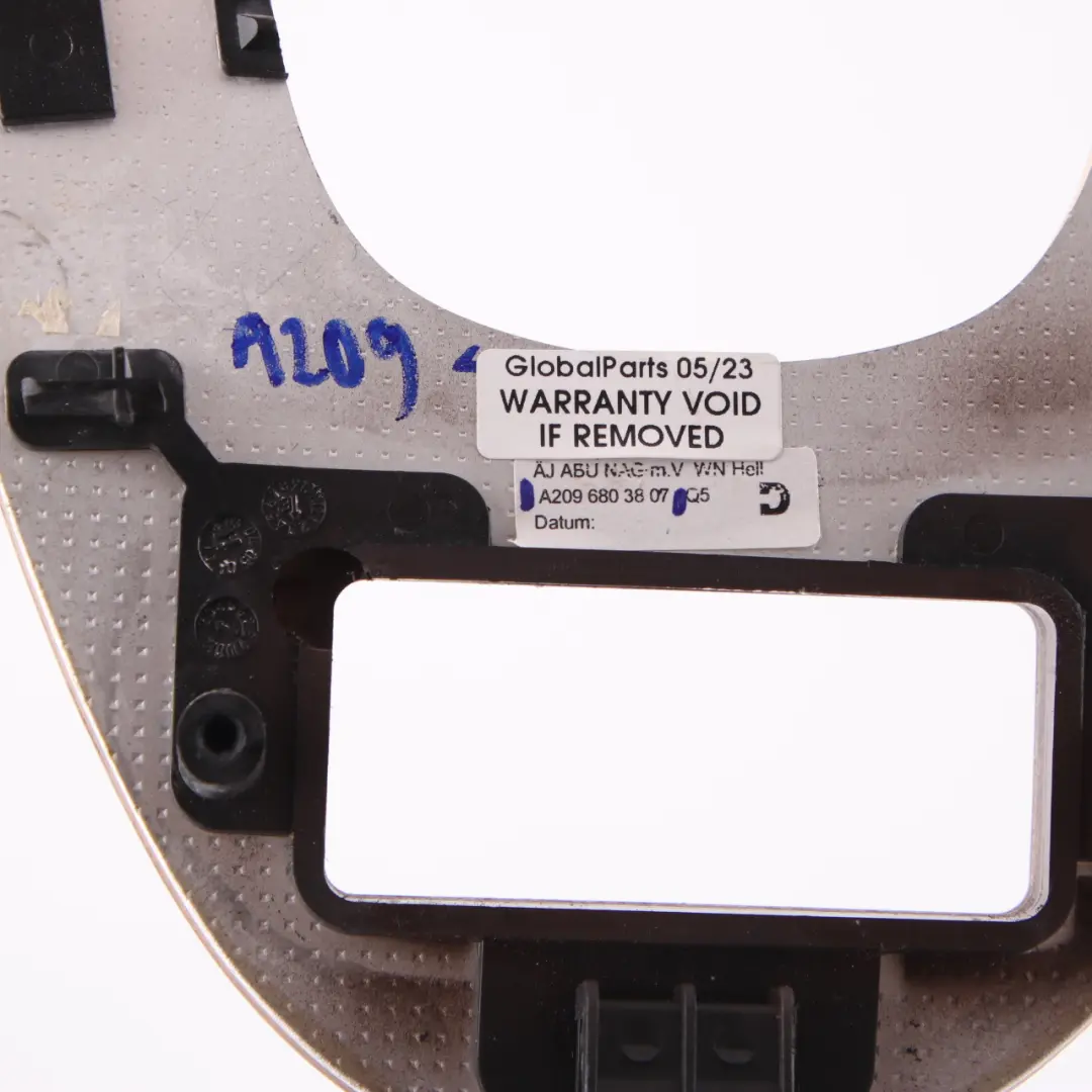 Shift Selector Cover Automatic Trim Frame Wood to Mercedes W209 Gear with Part number A2096803807 Mercedes W209 Gear Shift Selector Cover Automatic Trim Frame Wood - SKU A2096803807 - Part number A2096803807