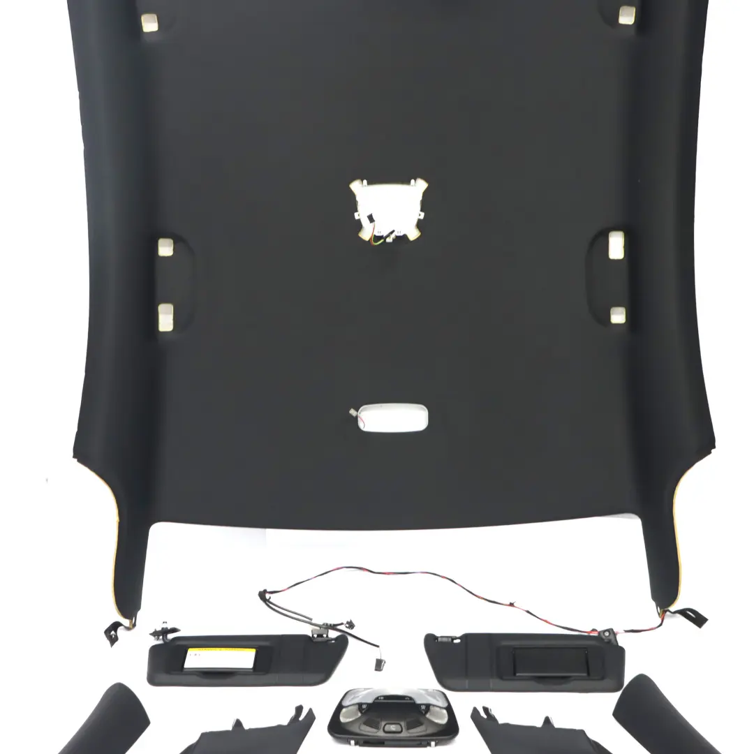 Headlining Roof Linning Black Complete + Pillars to Mercedes C209 Coupe with Part number A2096900050 Mercedes C209 Coupe Headlining Roof Linning Black Complete + Pillars - SKU A2096900050 - Part number A2096900050