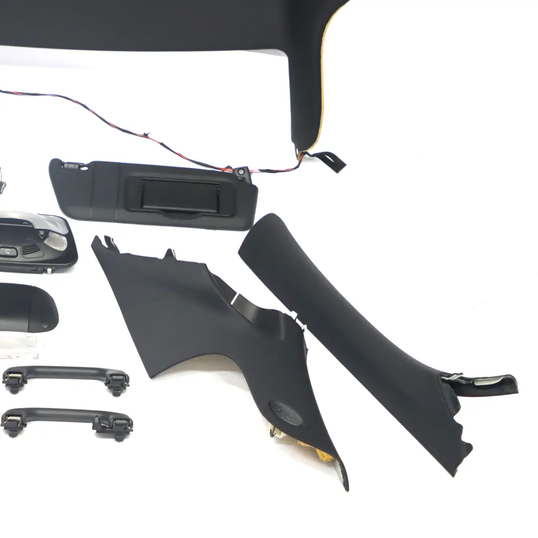 Mercedes C209 Coupe Headlining Roof Linning Black Complete + Pillars - SKU A2096900050 - Part number A2096900050