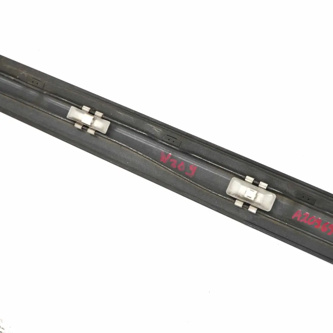 Mercedes CLK C209 Door Moulding Trim Front Right O/S Obsidian Black - SKU A2096901282-OB - Part number A2096901282