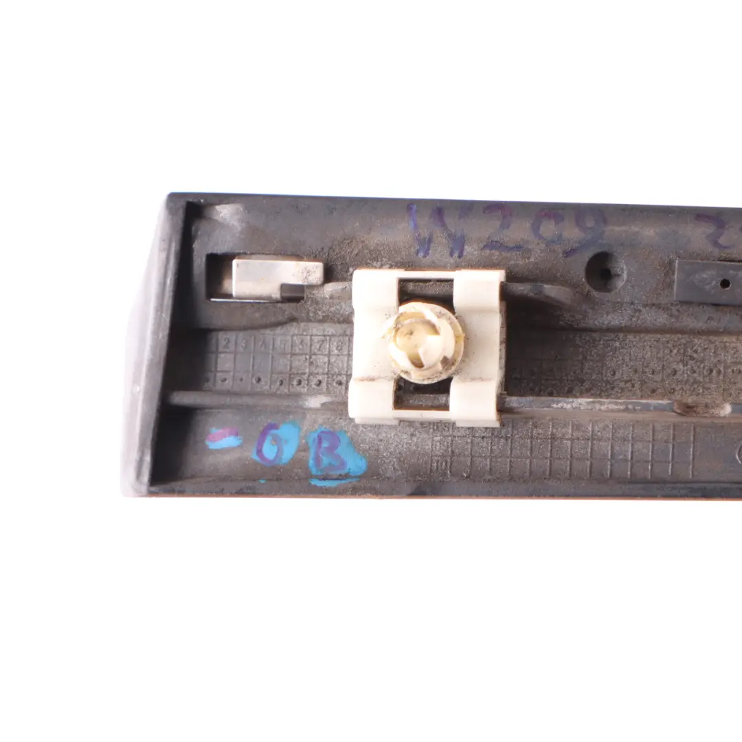 Moulding Trim Front Left N/S Obsidian Black - 197 to Mercedes CLK C209 with Part number A2096902162 Mercedes CLK C209 Moulding Trim Front Left N/S Obsidian Black - 197 - SKU A2096902162-OB - Part number A2096902162