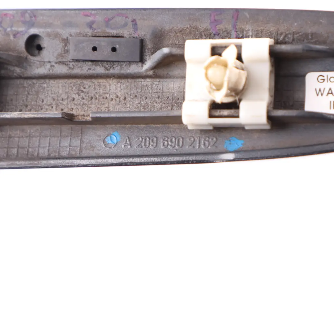 Mercedes CLK C209 Moulding Trim Front Left N/S Obsidian Black - 197 - SKU A2096902162-OB - Part number A2096902162