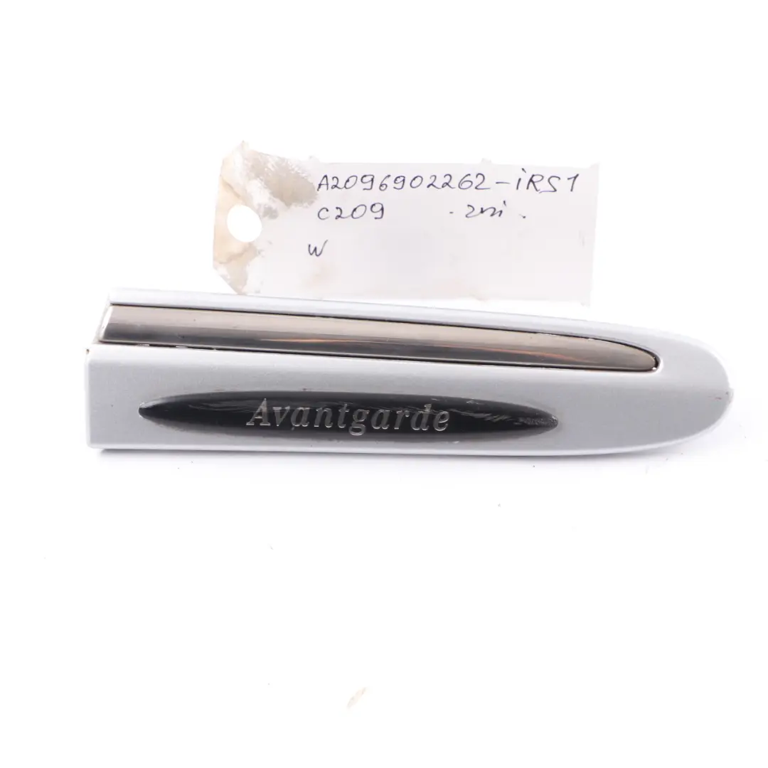 Mercedes CLK C209 Moulding Trim Front Wing Right O/S Iridium Silver - SKU A2096902262-IRS1 - Part number A2096902262
