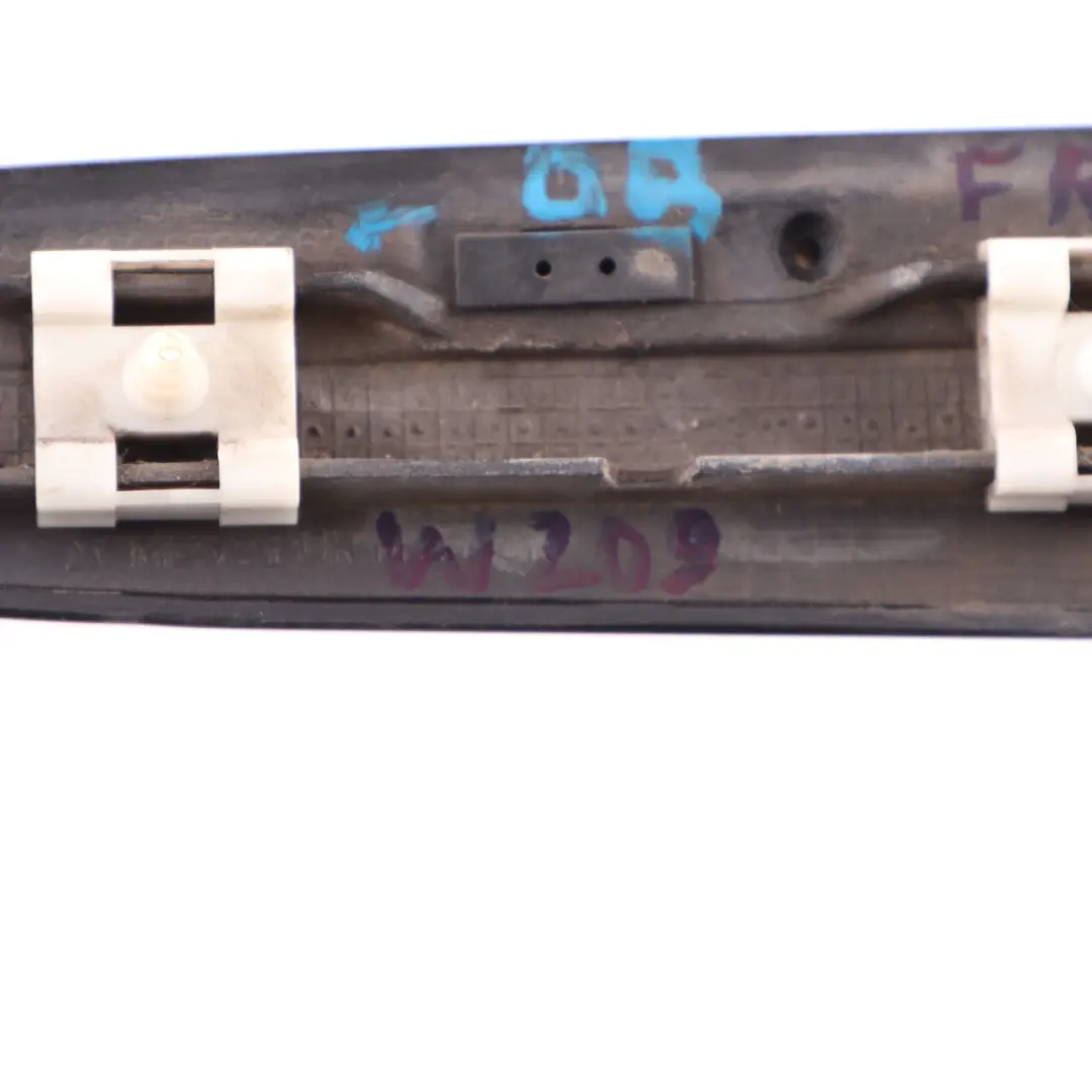 Moulding Trim Front Right O/S Obsidian Black - 197 to Mercedes CLK C209 with Part number A2096902262 Mercedes CLK C209 Moulding Trim Front Right O/S Obsidian Black - 197 - SKU A2096902262-OB - Part number A2096902262