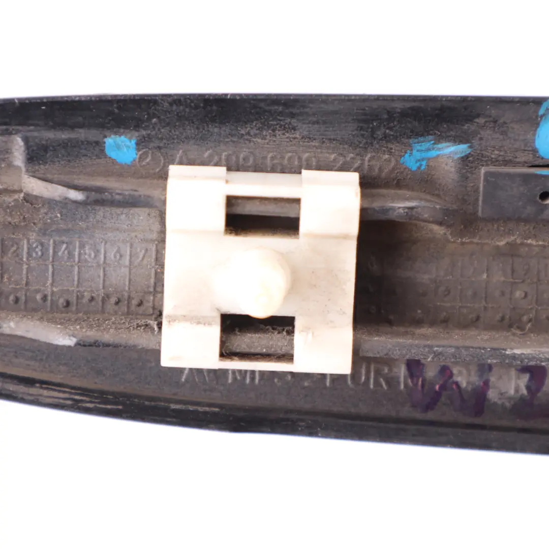 Mercedes CLK C209 Moulding Trim Front Right O/S Obsidian Black - 197 - SKU A2096902262-OB - Part number A2096902262