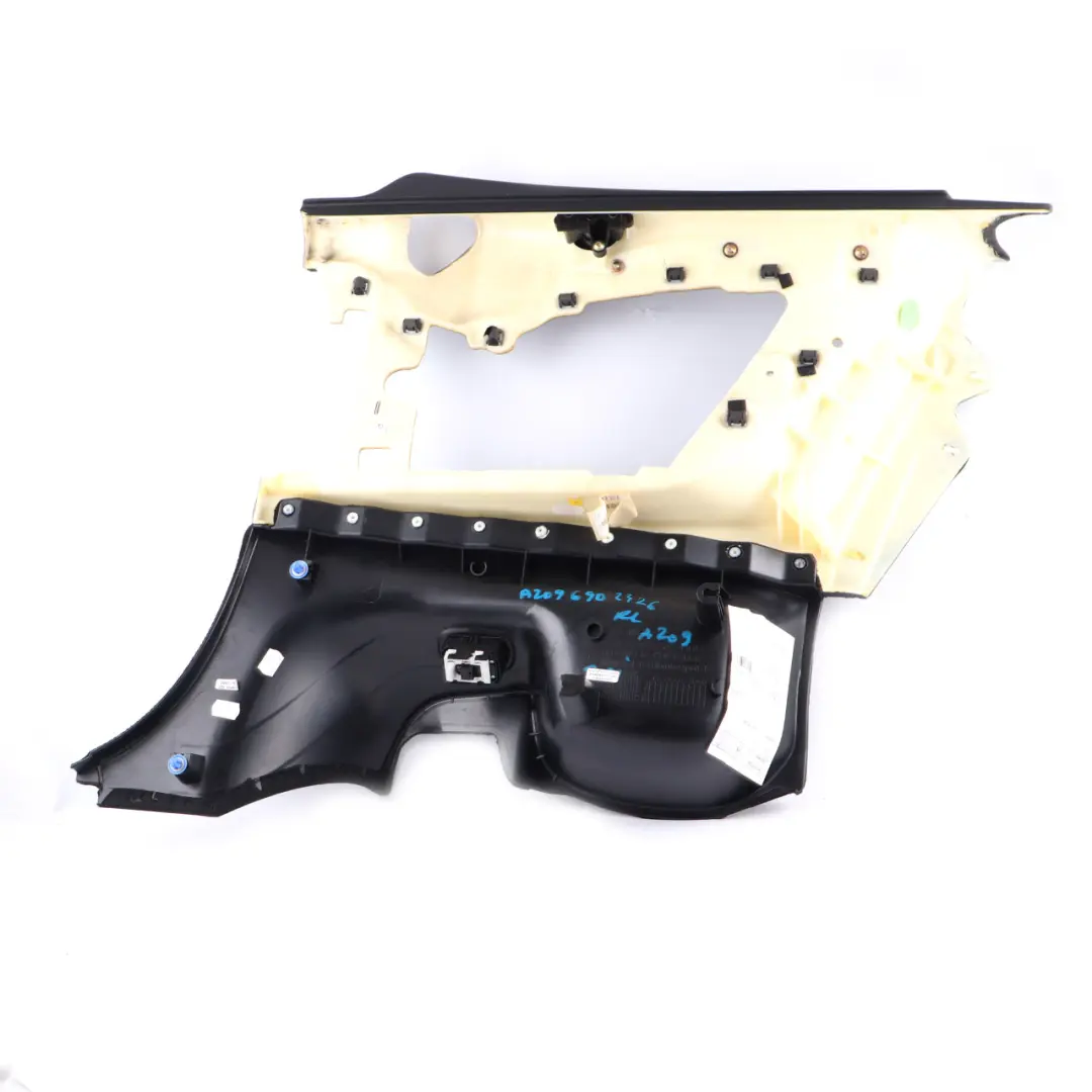 Mercedes A209 Lateral Trim Rear Left N/S Trim Panel Covering Cloth Fabric - SKU A2096902326 - Part number A2096902326