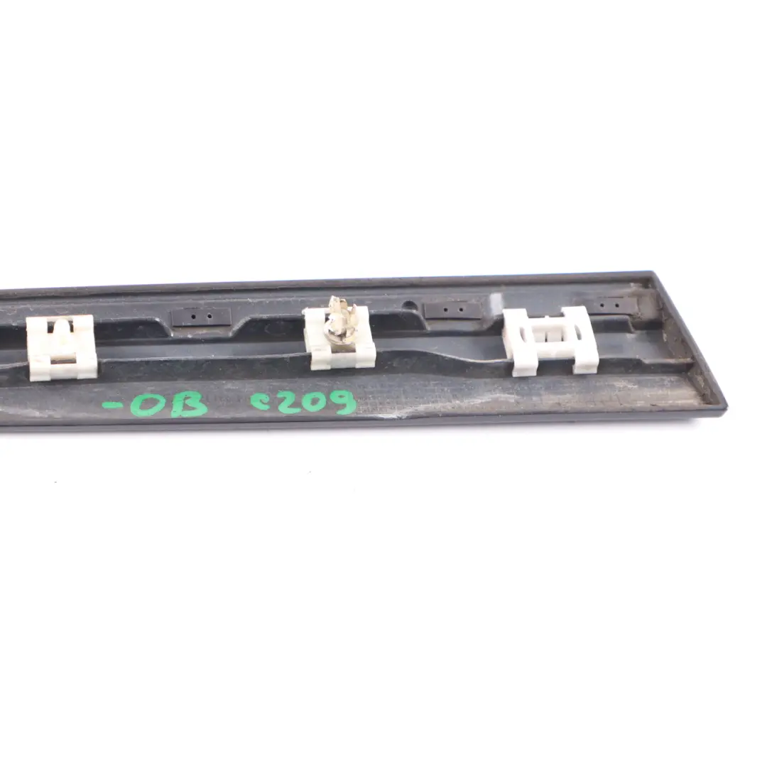 Mercedes C209 Moulding Trim Rear Left N/S Cover Obsidian Black 197 - SKU A2096902562-OB - Part number A2096902562