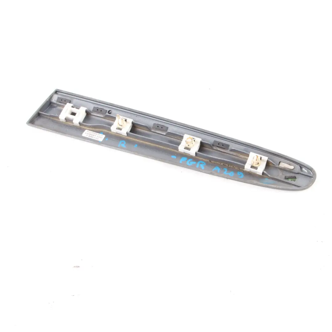 Moulding Trim Rear Right O/S Perlite Grey - 747 to Mercedes CLK W209 with Part number A2096902662 Mercedes CLK W209 Moulding Trim Rear Right O/S Perlite Grey - 747 - SKU A2096902662-PGR - Part number A2096902662