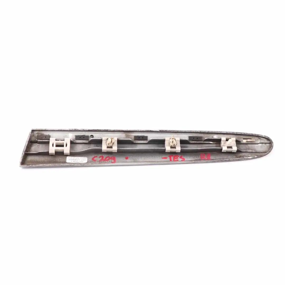 Mercedes W209 Moulding Quarter Trim Rear Right O/S Tellurium Silver - SKU A2096902662-TES - Part number A2096902662