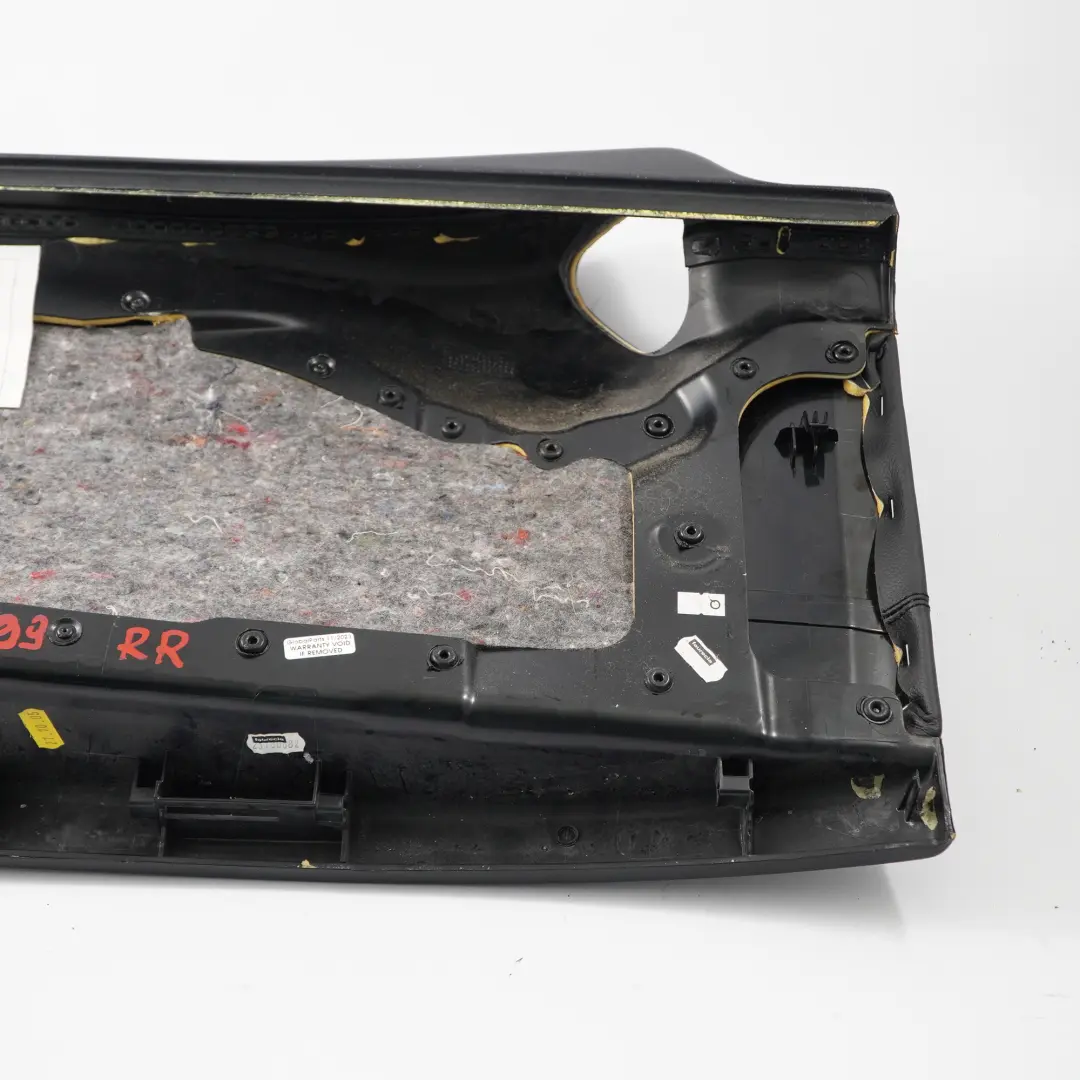 Lateral Trim Rear Right O/S Trim Panel Cloth Leather Black to Mercedes CLK C209 with Part number A2096902826 Mercedes CLK C209 Lateral Trim Rear Right O/S Trim Panel Cloth Leather Black - SKU A2096902826 - Part number A2096902826