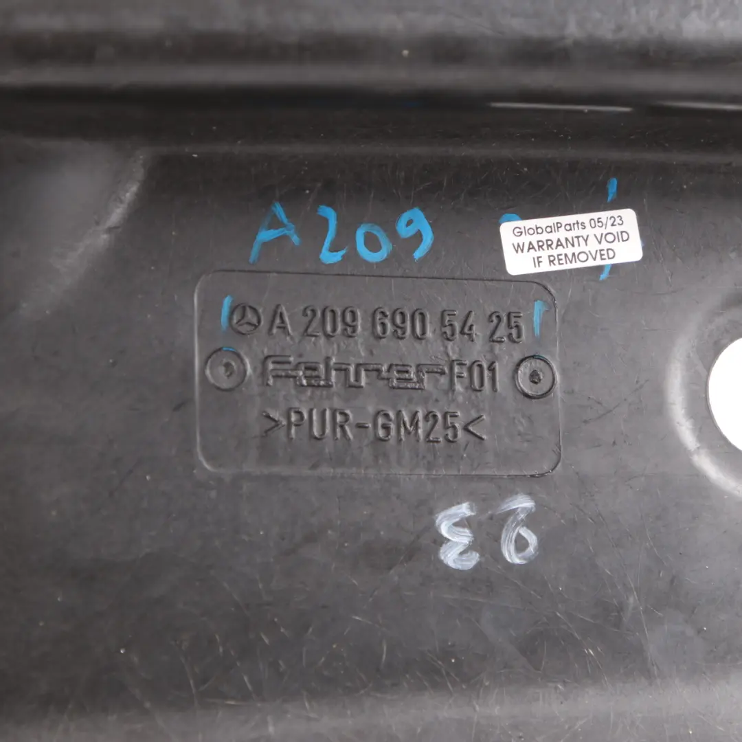  Bow Trim Panel Mercedes A209 Convertible Front Cover Roof Top Grey - SKU A2096905425 - Part number A2096905425