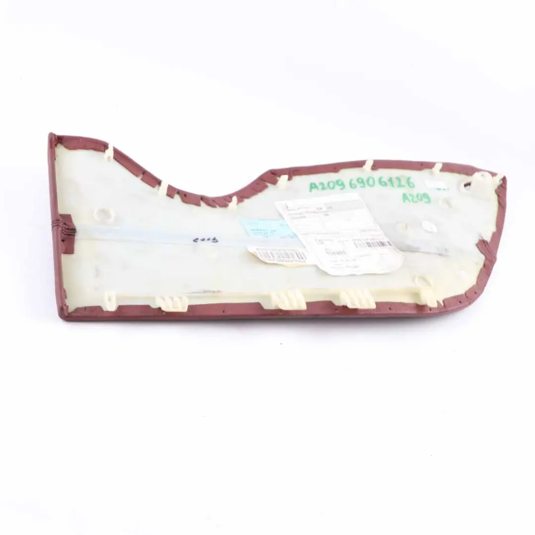 Lateral Panel Mercedes A209 Convertible Rear Left N/S Quarter Finisher Trim Red to with Part number A2096906126 Lateral Panel Mercedes A209 Convertible Rear Left N/S Quarter Finisher Trim Red - SKU A2096906126 - Part number A2096906126