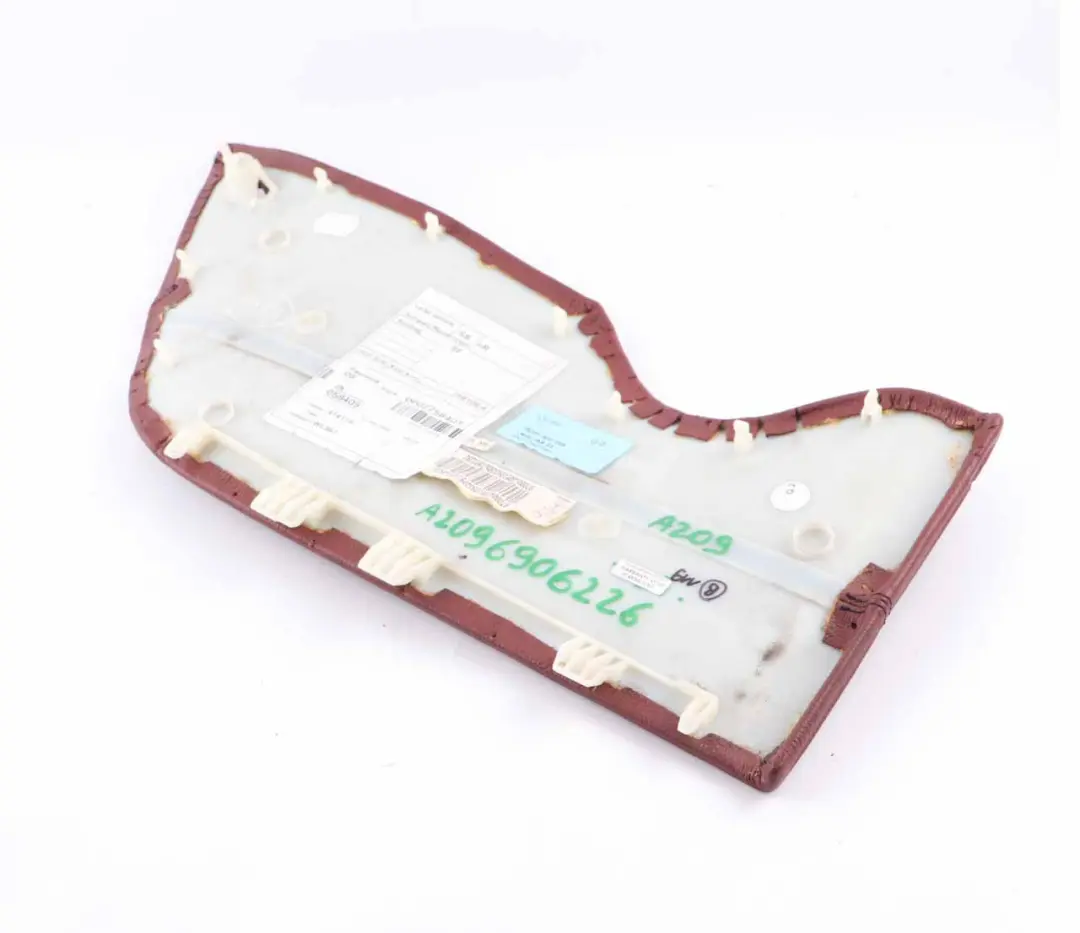 Lateral Panel Mercedes A209 Convertible Rear Right O/S Quarter Finisher Trim Red to with Part number A2096906226 Lateral Panel Mercedes A209 Convertible Rear Right O/S Quarter Finisher Trim Red - SKU A2096906226 - Part number A2096906226