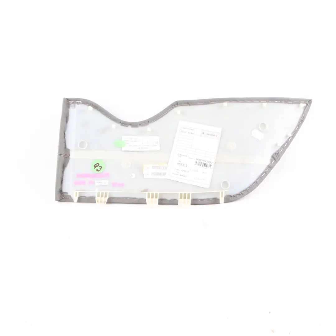 Mercedes W209 Convertible Quarter Panel Card Rear Left N/S Trim Cover Leather - SKU A2096908725 - Part number A2096908725