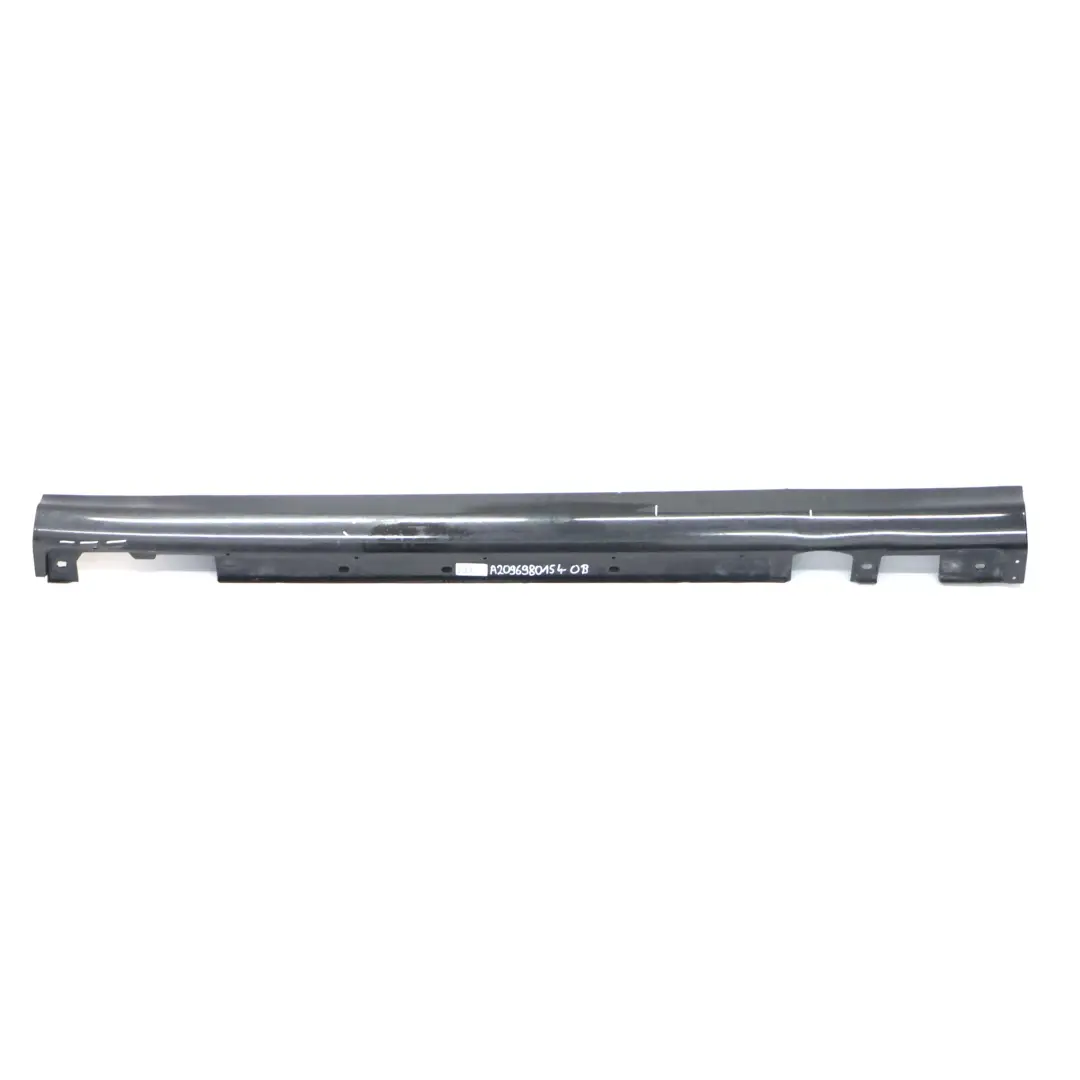 Mercedes W209 Próg Listwa Progowa Lewa Obsidian Black Czarny Metalik - 197 - SKU A2096980154-OB - Numer Części A2096980154