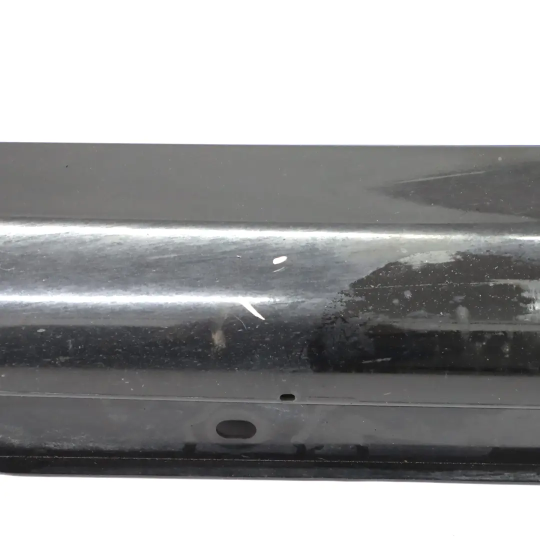 Mercedes W209 Side Skirt Left N/S Door Sill Cover Obsidian Black Metallic - 197 - SKU A2096980154-OB - Part number A2096980154