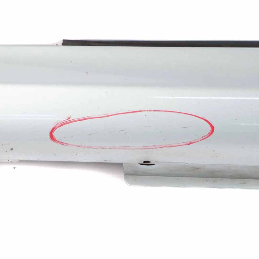 Mercedes W209 Side Skirt Left N/S Door Sill Cover Tellurium Silver - 762 - SKU A2096980154-TES - Part number A2096980154