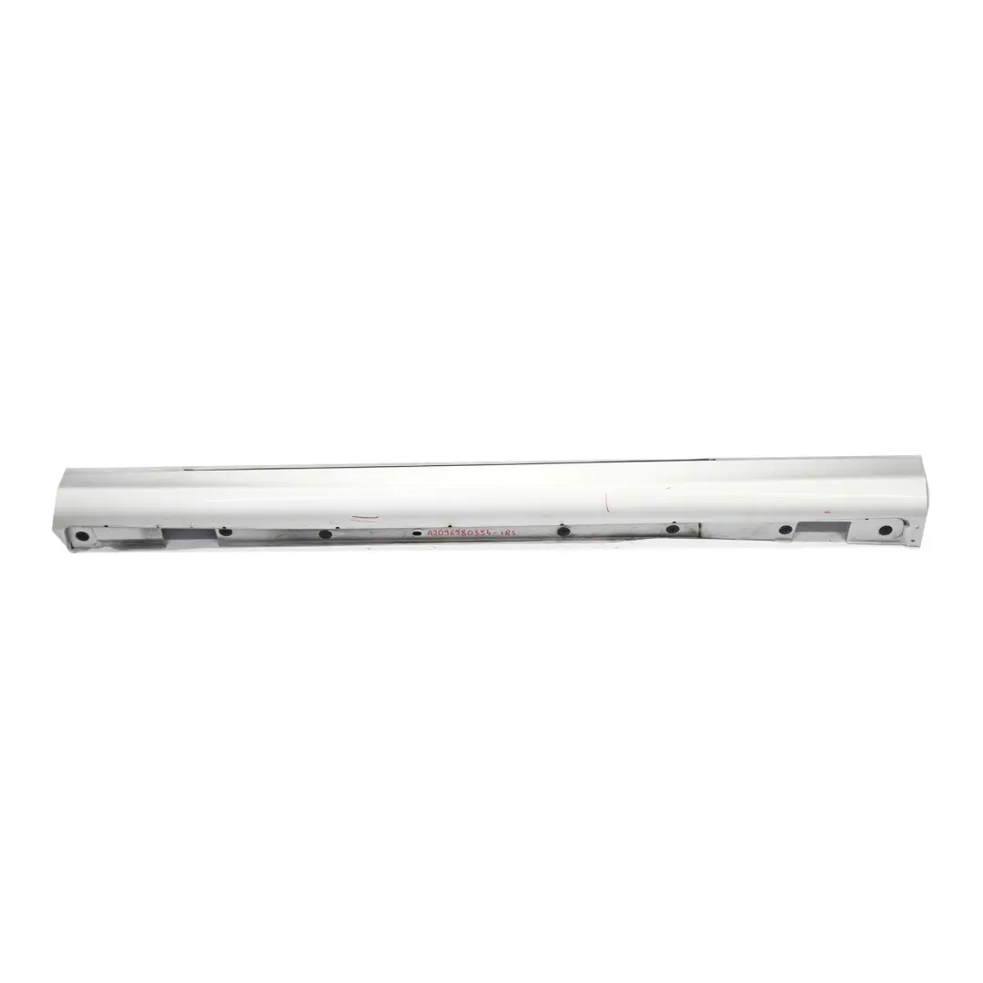 Mercedes CLK C209 Side Skirt Door Sill Cover Left N/S Iridium Silver - 775 - SKU A2096980354-IRS - Part number A2096980354