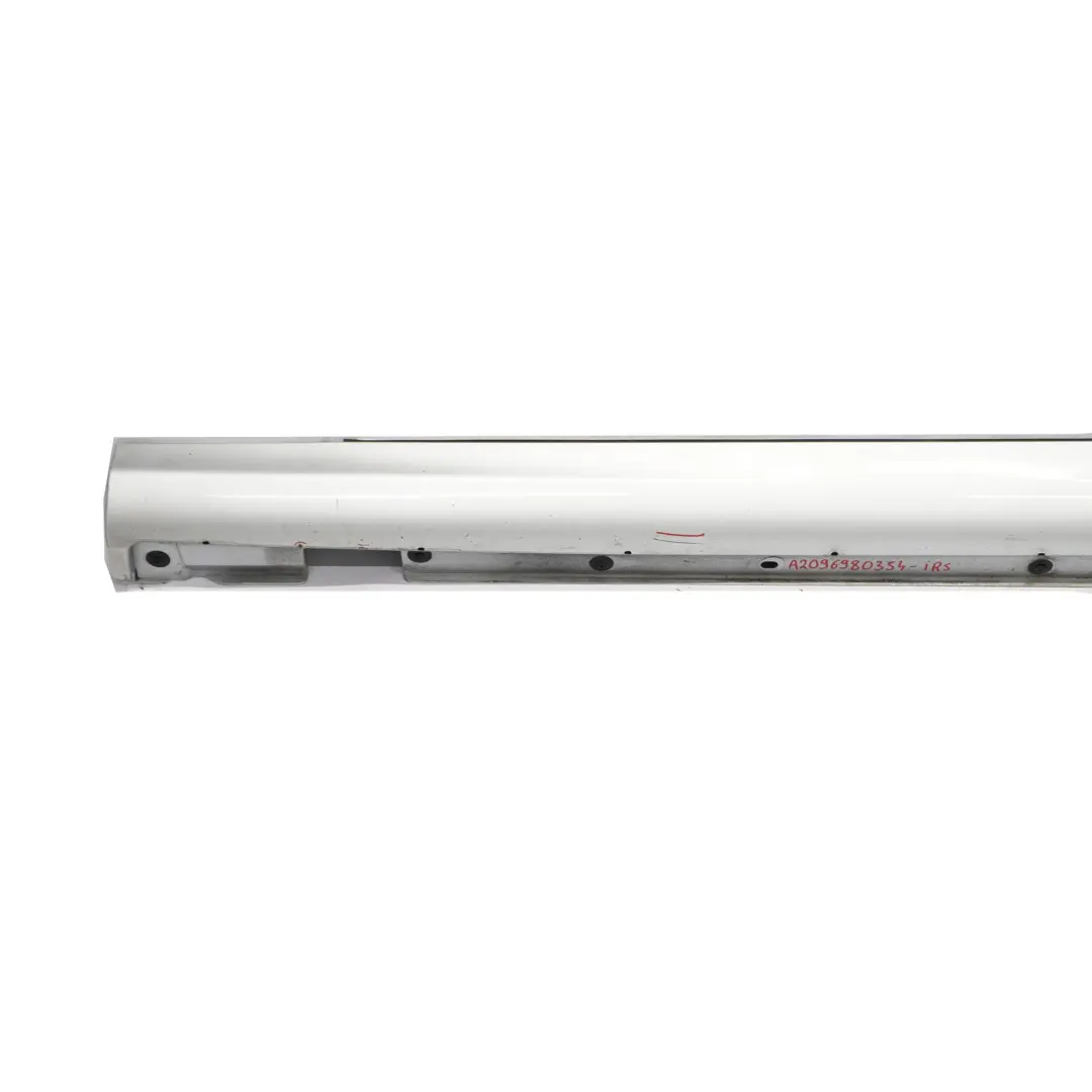 Mercedes CLK C209 Side Skirt Door Sill Cover Left N/S Iridium Silver - 775 - SKU A2096980354-IRS - Part number A2096980354