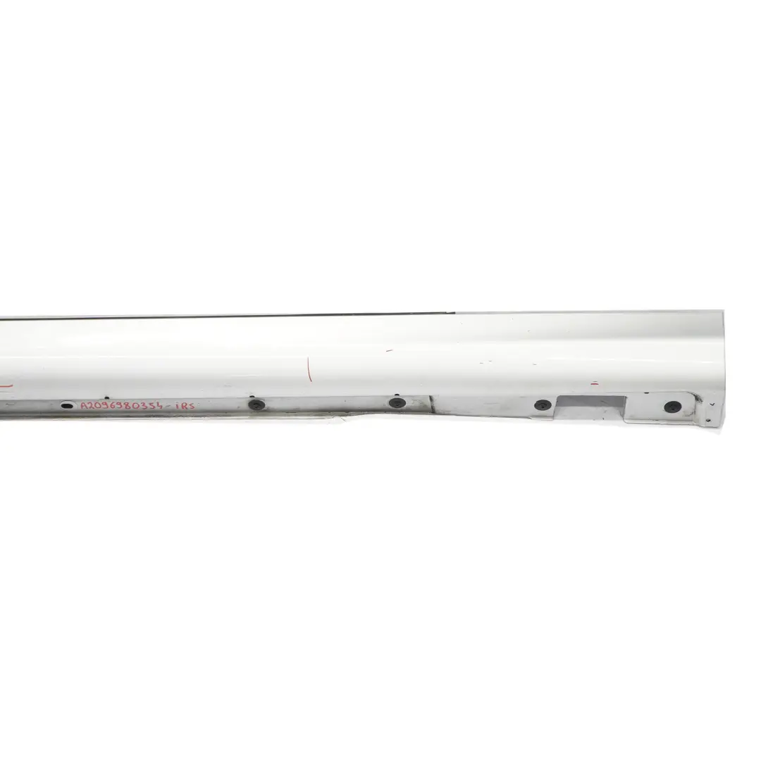 Mercedes CLK C209 Side Skirt Door Sill Cover Left N/S Iridium Silver - 775 - SKU A2096980354-IRS - Part number A2096980354