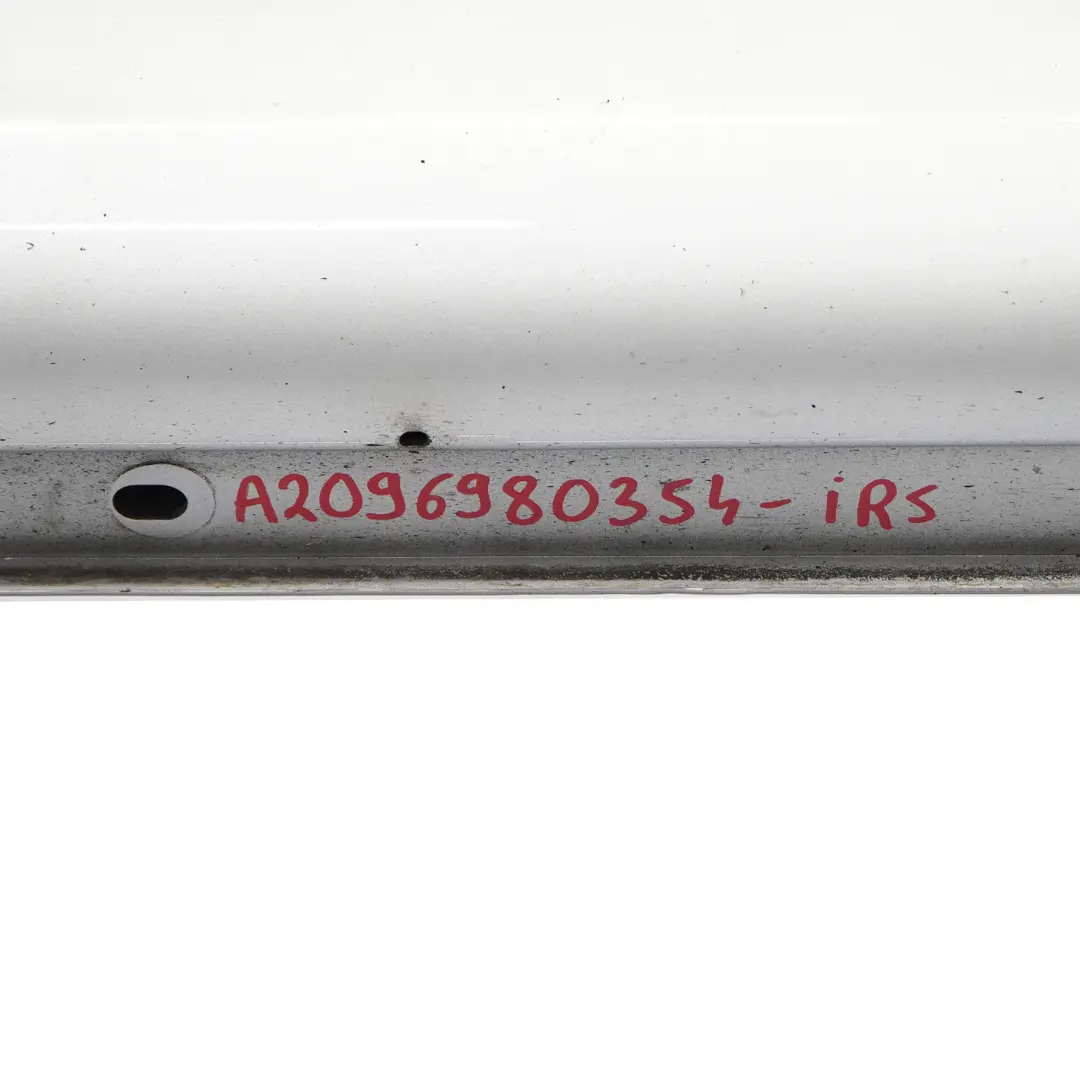 Mercedes CLK C209 Side Skirt Door Sill Cover Left N/S Iridium Silver - 775 - SKU A2096980354-IRS - Part number A2096980354