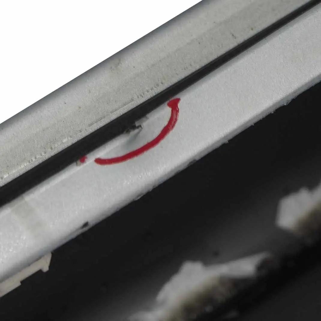 Side Skirt Door Sill Cover Left N/S Tellurium Silver - 762 to Mercedes CLK C209 with Part number A2096980354 Mercedes CLK C209 Side Skirt Door Sill Cover Left N/S Tellurium Silver - 762 - SKU A2096980354-TES - Part number A2096980354