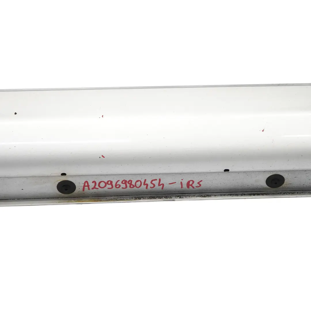 Mercedes CLK C209 Side Skirt Door Sill Cover Right O/S Iridium Silver - 775 - SKU A2096980454-IRS - Part number A2096980454