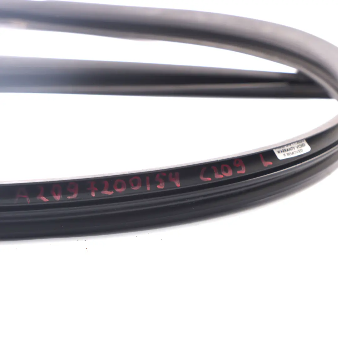 Window Seal Front Door Left N/S Gasket Sealing to Mercedes CLK C209 with Part number A2097200154 Mercedes CLK C209 Window Seal Front Door Left N/S Gasket Sealing - SKU A2097200154 - Part number A2097200154