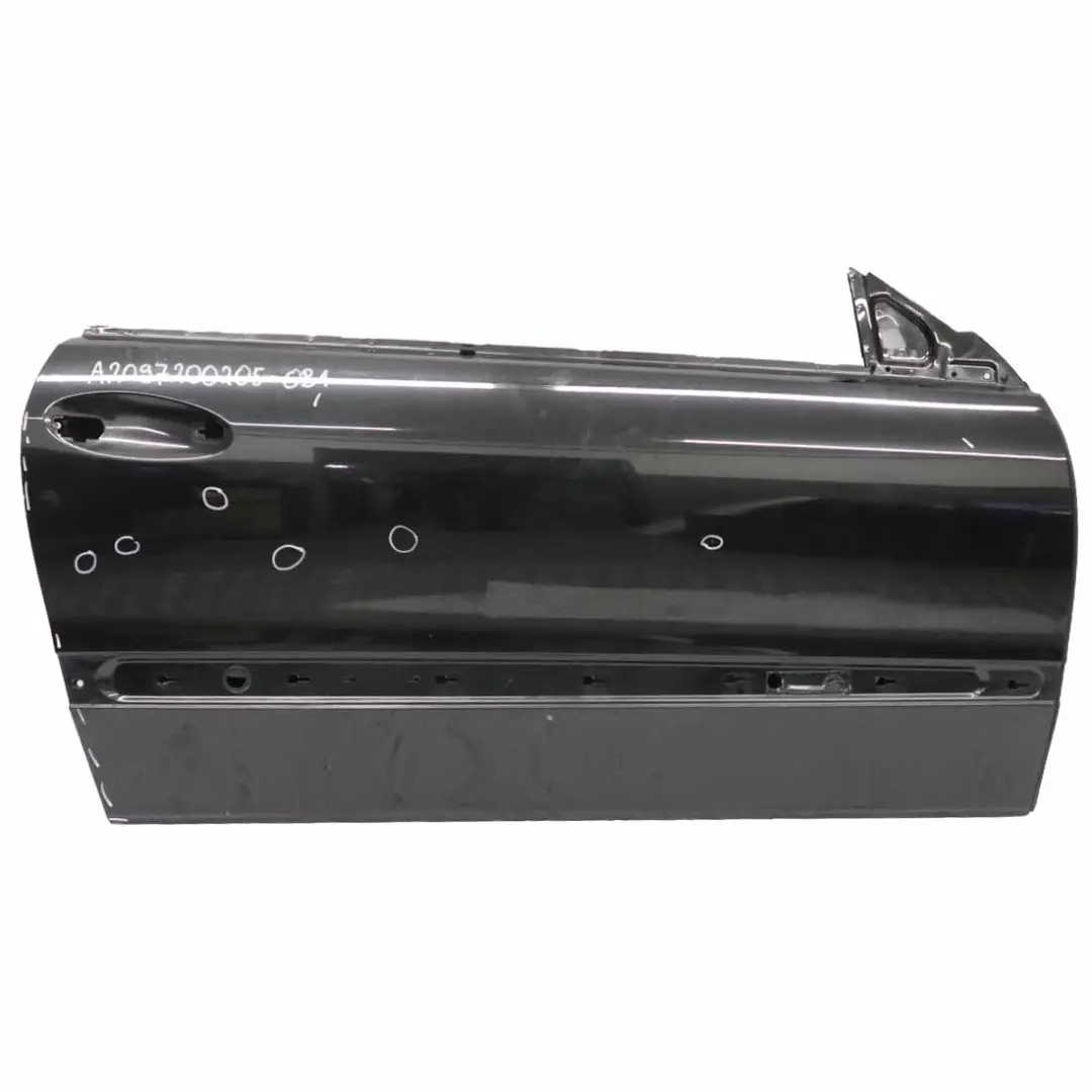 Door Front Right O/S Obsidian Black Metallic - 197 to Mercedes W209 with Part number A2097200205 Mercedes W209 Door Front Right O/S Obsidian Black Metallic - 197 - SKU A2097200205-OB1 - Part number A2097200205