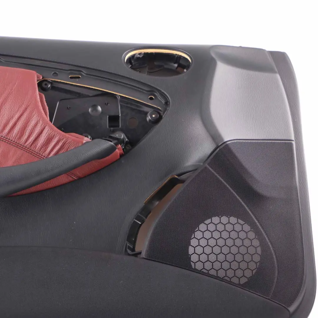 Door Card Front Left N/S Door Lining Trim Panel Leather Red to Mercedes CLK C209 with Part number A2097202751 Mercedes CLK C209 Door Card Front Left N/S Door Lining Trim Panel Leather Red - SKU A2097202751 - Part number A2097202751