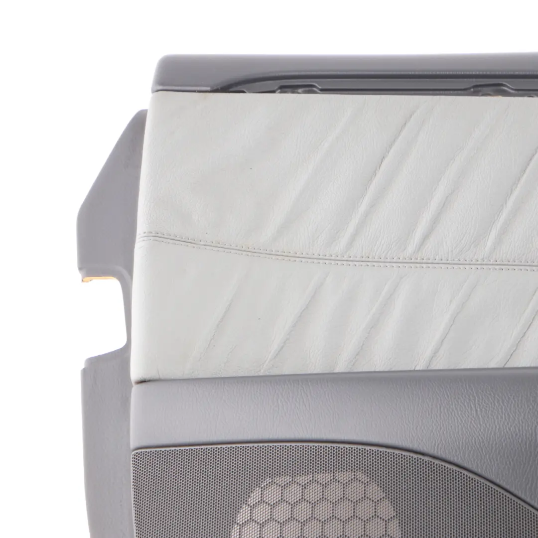 Door Card Front Left N/S Trim Panel Covering Grey Leather to Mercedes CLK A209 with Part number A2097206363 Mercedes CLK A209 Door Card Front Left N/S Trim Panel Covering Grey Leather - SKU A2097206363 - Part number A2097206363