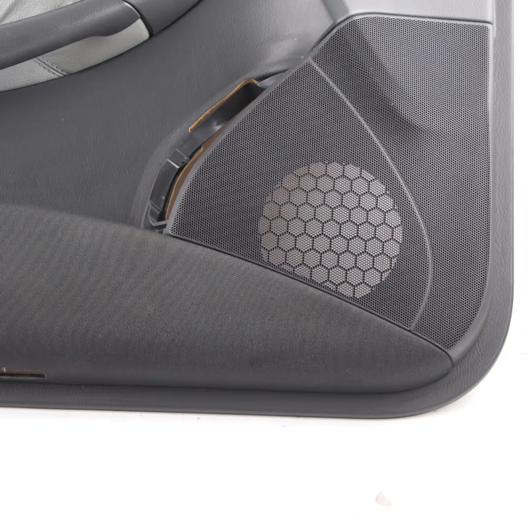 Door Card Front Left N/S Trim Panel Covering Grey Leather to Mercedes CLK A209 with Part number A2097206363 Mercedes CLK A209 Door Card Front Left N/S Trim Panel Covering Grey Leather - SKU A2097206363 - Part number A2097206363