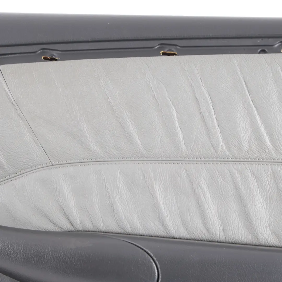 Door Card Front Right O/S Trim Panel Covering Grey Leather to Mercedes CLK A209 with Part number A2097206463 Mercedes CLK A209 Door Card Front Right O/S Trim Panel Covering Grey Leather - SKU A2097206463 - Part number A2097206463
