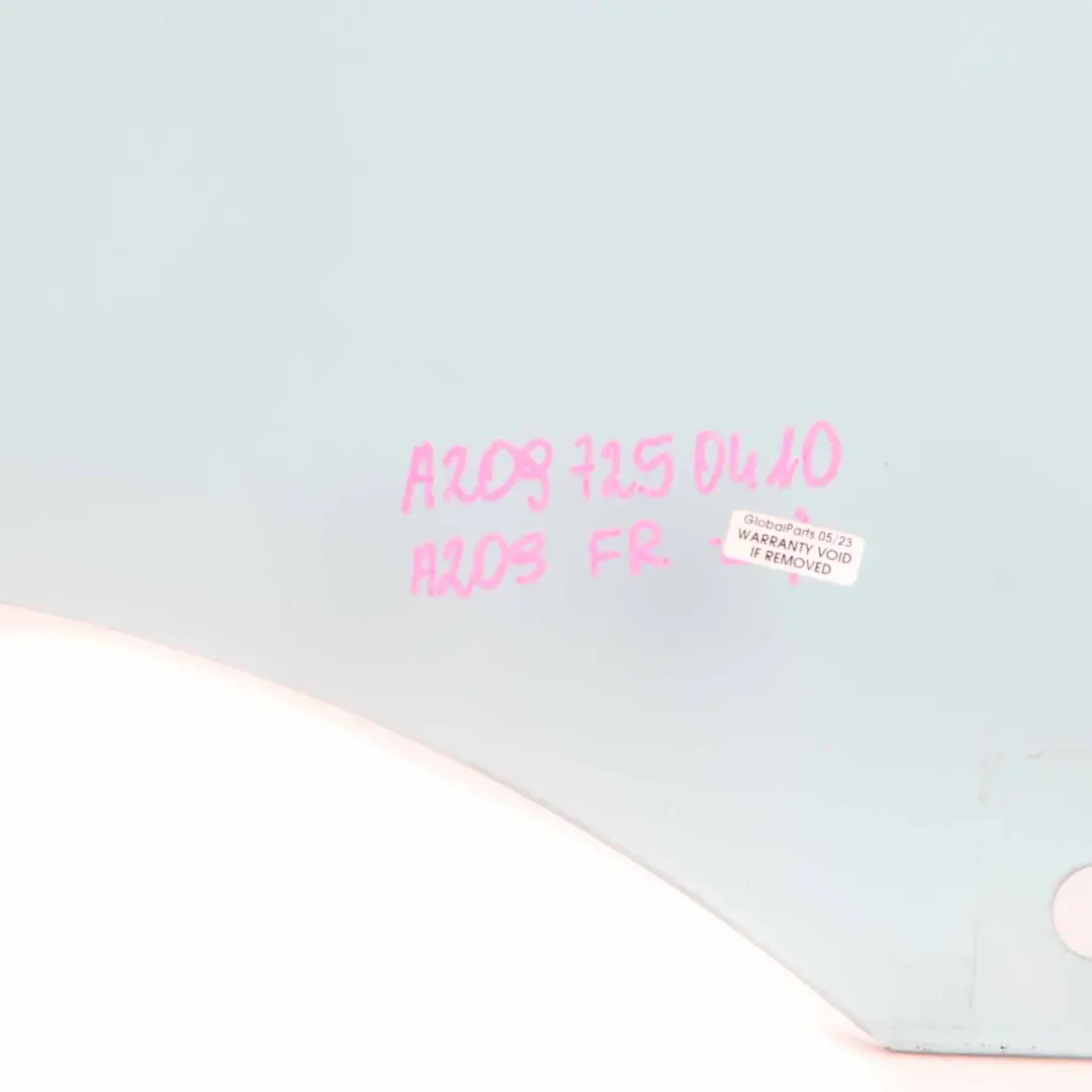 Mercedes CLK W209 Fenster Glas Vordertür Rechts Grün AS2 - SKU A2097250410 - Teilenummer A2097250410