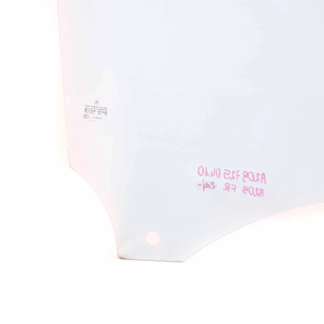 Cristal Puerta Delantera Derecha Verde AS2 para Mercedes CLK W209 con número de pieza A2097250410 Mercedes CLK W209 Cristal Puerta Delantera Derecha Verde AS2 - SKU A2097250410 - Número de pieza A2097250410