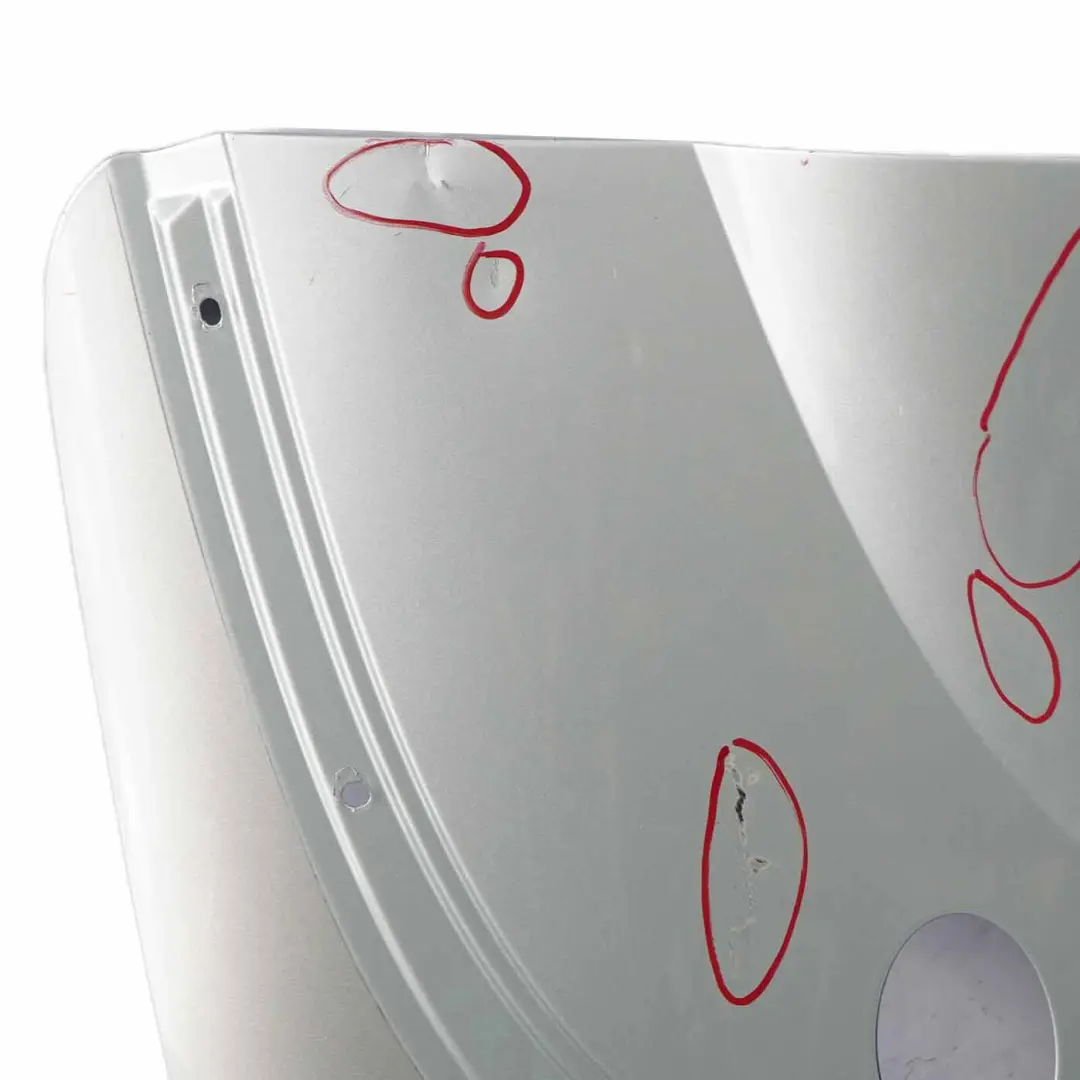 Mercedes A209 Folding Top Roof Case Trim Cover Tellurium Silver Metallic - 762 - SKU A2097500075-TES - Part number A2097500075