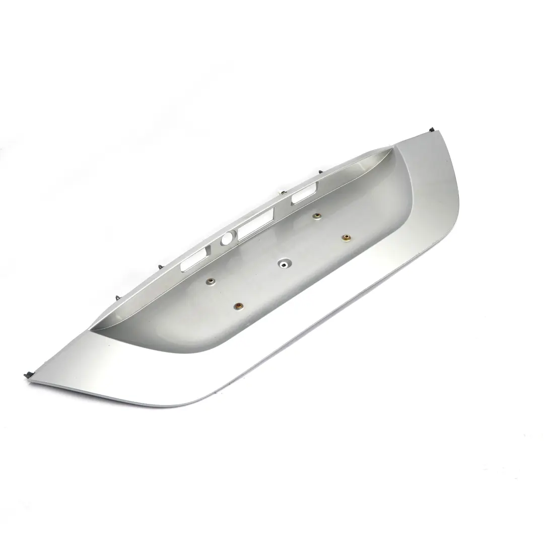 Mercedes CLK C209 Rear Trunk Number Plate Trim Iridium Silver - 775 - SKU A2097500081-IRS - Part number A2097500081