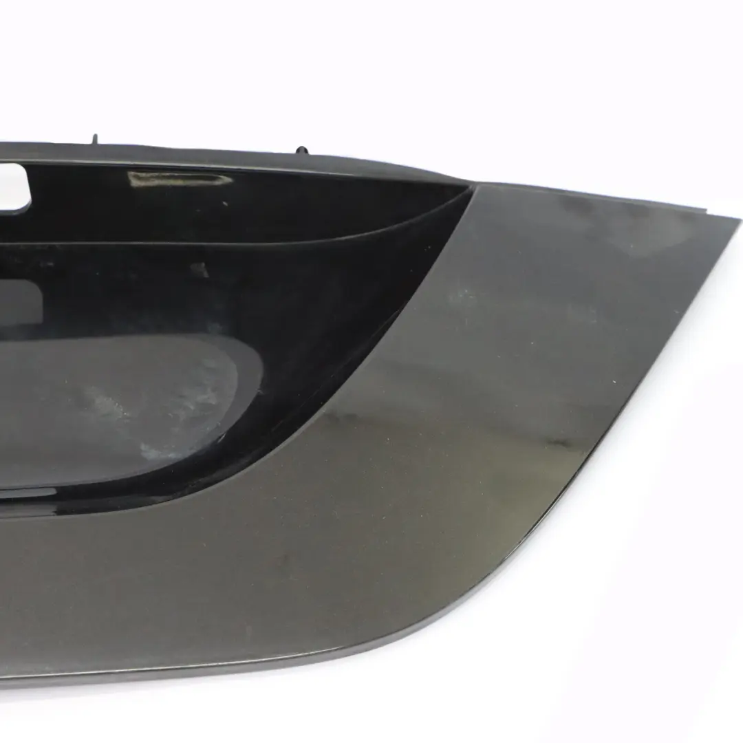 Mercedes CLK C209 Rear Trunk Number Plate Trim Obsidian Black - 197 - SKU A2097500081-OB - Part number A2097500081