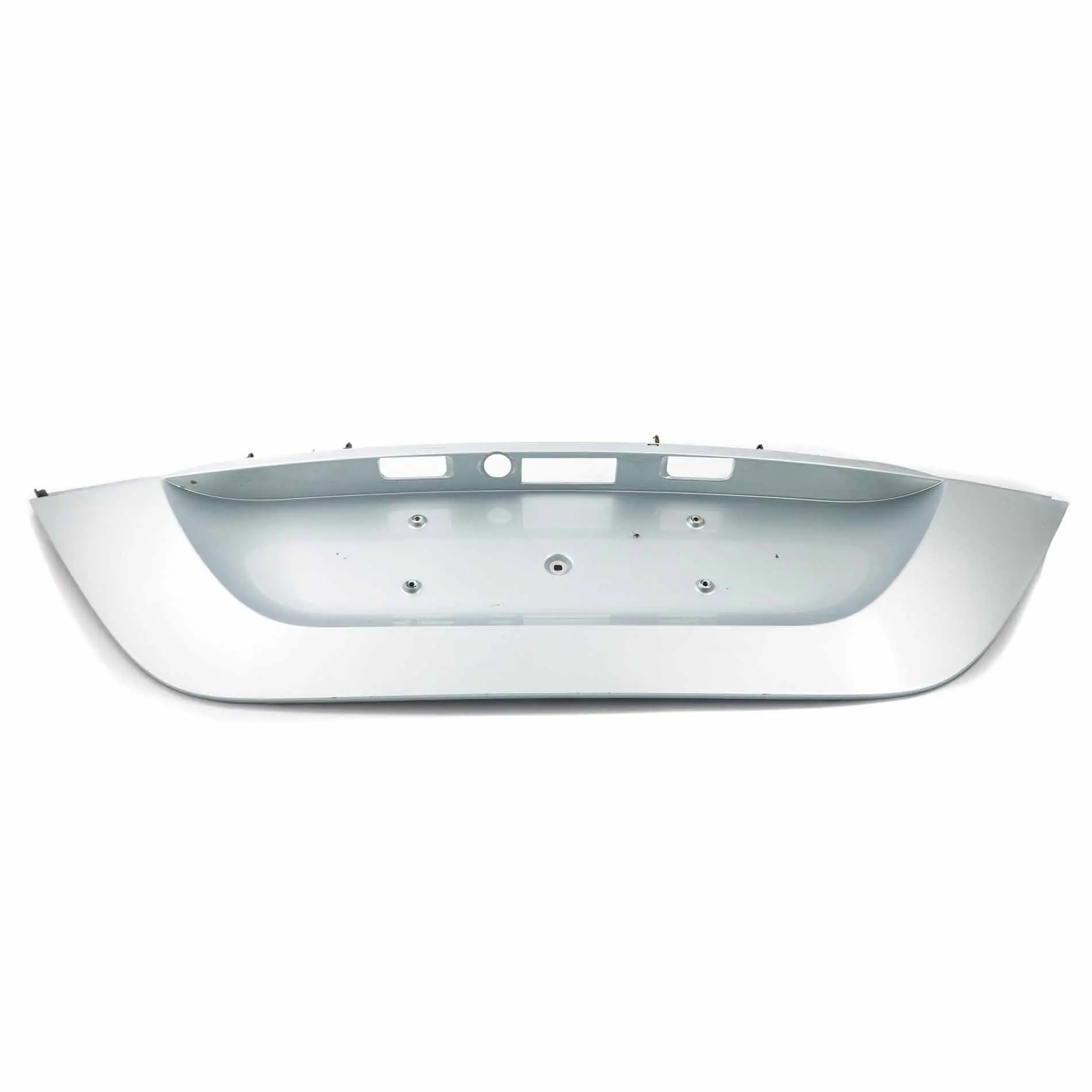 Mercedes C209 Rear Trunk Trim Number Plate Tellurium Silver - 762 A2097500081
