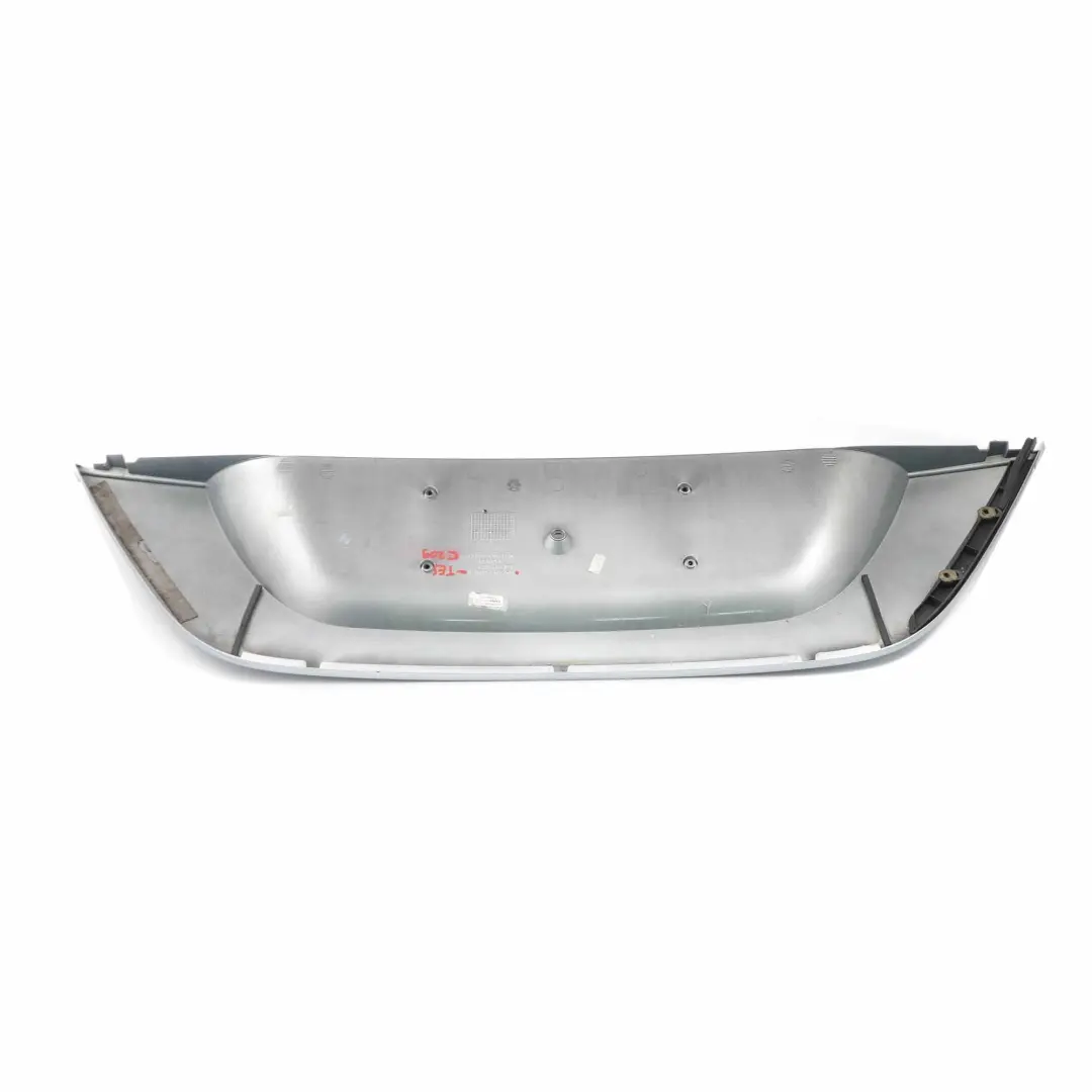 Mercedes C209 Rear Trunk Trim Number Plate Tellurium Silver - 762 - SKU A2097500081-TES - Part number A2097500081
