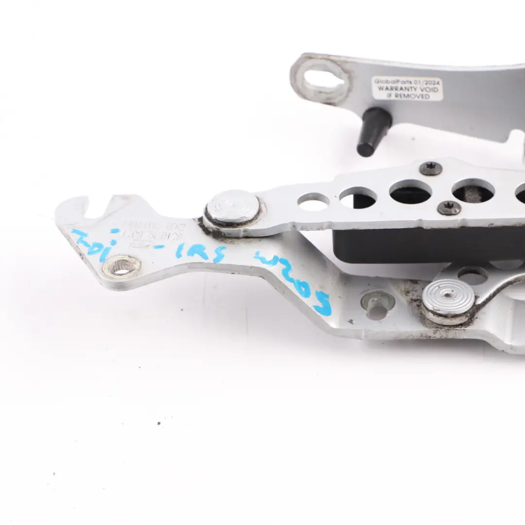 Trunk Hinge Rear Left N/S Iridium Silver to Mercedes W209 Convertible with Part number A2097500128 Mercedes W209 Convertible Trunk Hinge Rear Left N/S Iridium Silver - SKU A2097500128-IRS - Part number A2097500128
