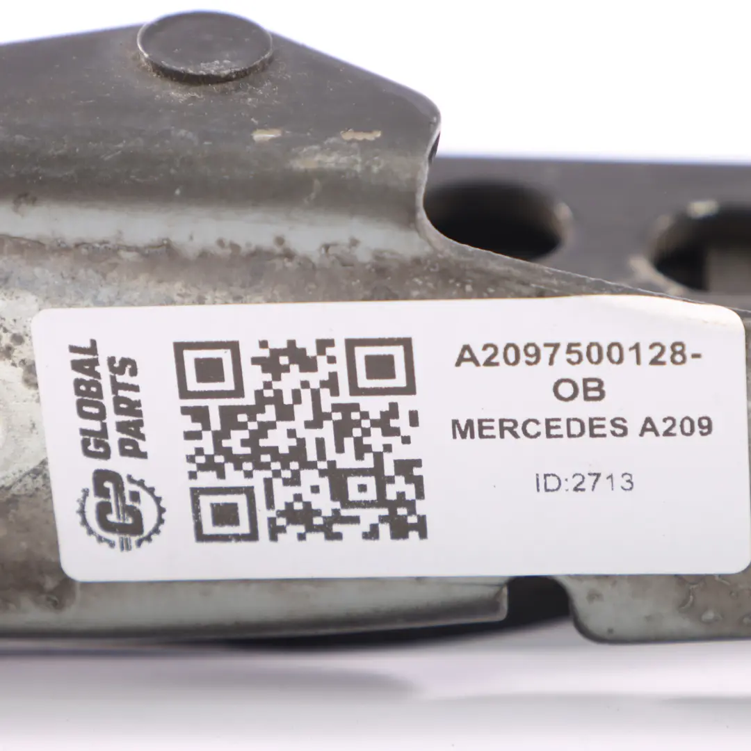  Hinge Mercedes A209 Convertible Trunk Lid Hinge Left N/S Obsidian Black 197 - SKU A2097500128-OB - Part number A2097500128