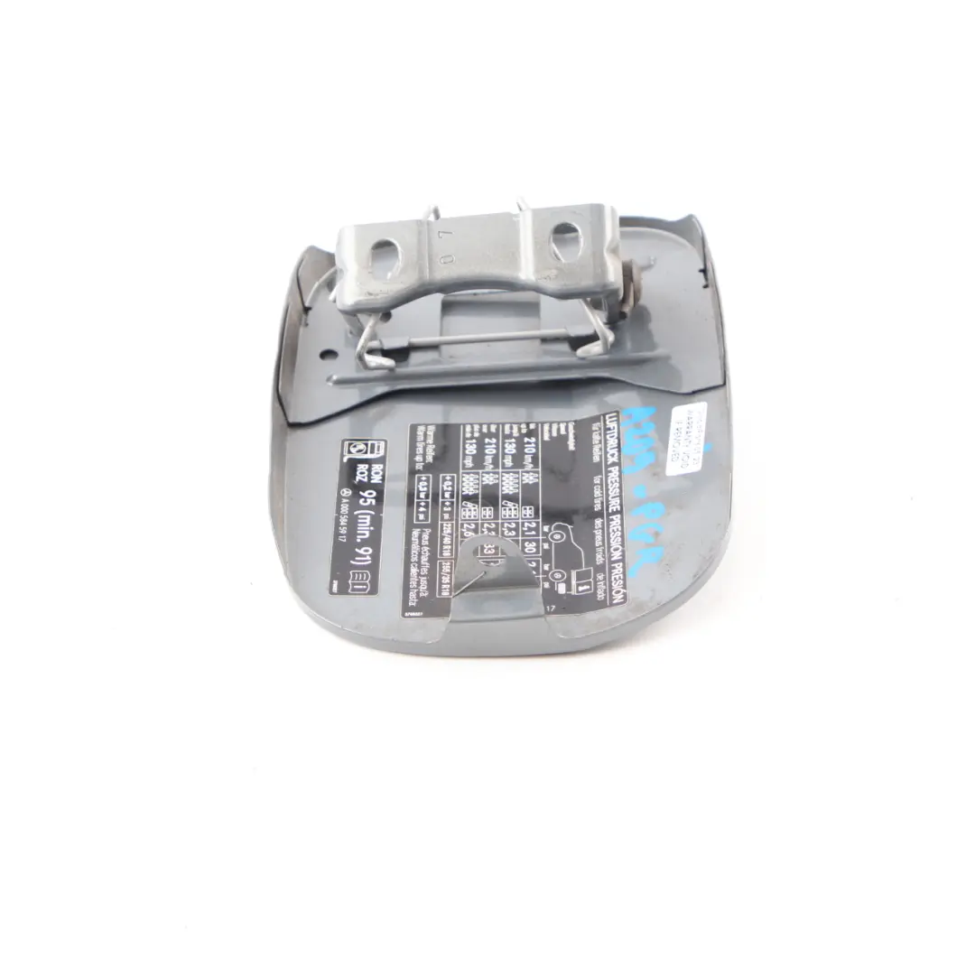 Mercedes CLK W209 Fuel Filler Fill In Flap Tank Cap Cover Perlite Grey - 747 - SKU A2097500206-PGR - Part number A2097500206
