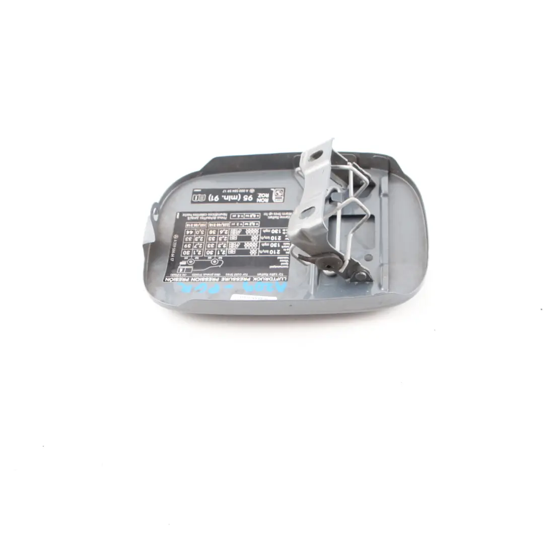 Mercedes CLK W209 Fuel Filler Fill In Flap Tank Cap Cover Perlite Grey - 747 - SKU A2097500206-PGR - Part number A2097500206