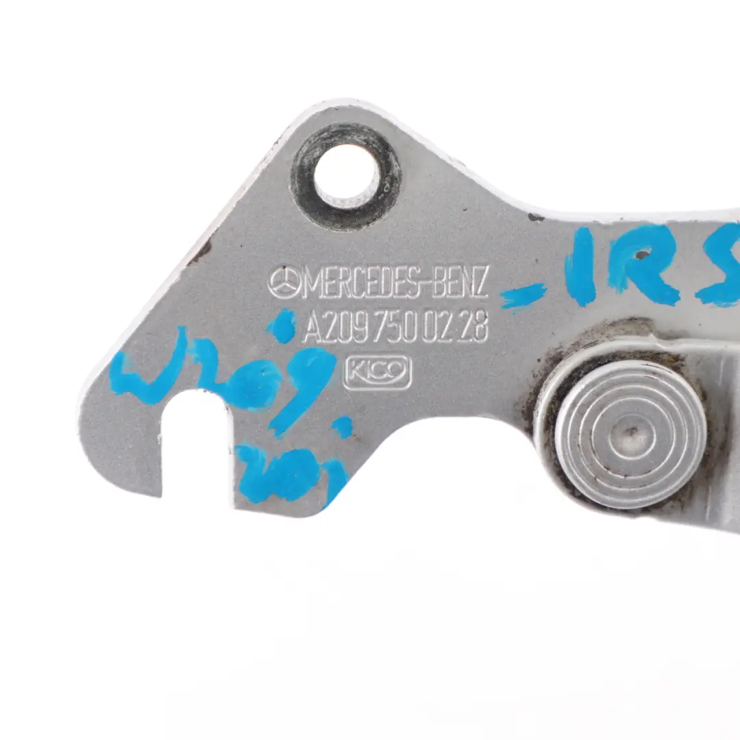 Mercedes W209 Cabrio Trunk Lid Boot Hinge Rear Right O/S Iridium Silver - 775 - SKU A2097500228-IRS - Part number A2097500228
